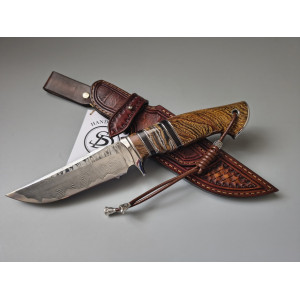 ТИГР ніж ручної роботи майстра Сергія Дрозда, сталь - ламінат CPM S125V, 64-65 HRC. Photo 2